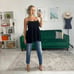 Free People Blackbird Embroidered Top