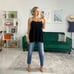 Free People Blackbird Embroidered Top