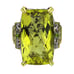 Sterling Silver 21.25ct Lemon Quartz & Chrome Diopside Statement Ring SR-3899