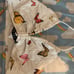 Motel Rocks satin halter neck butterfly print