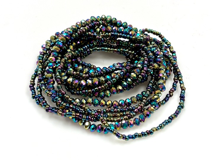1380 4mm Crystal Beads & 3500 Seed Beads