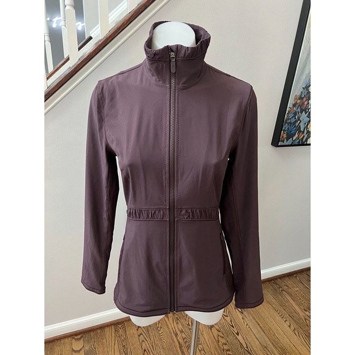 Lululemon Round Trip Full Zip Jacket Pelt Purple Size 6