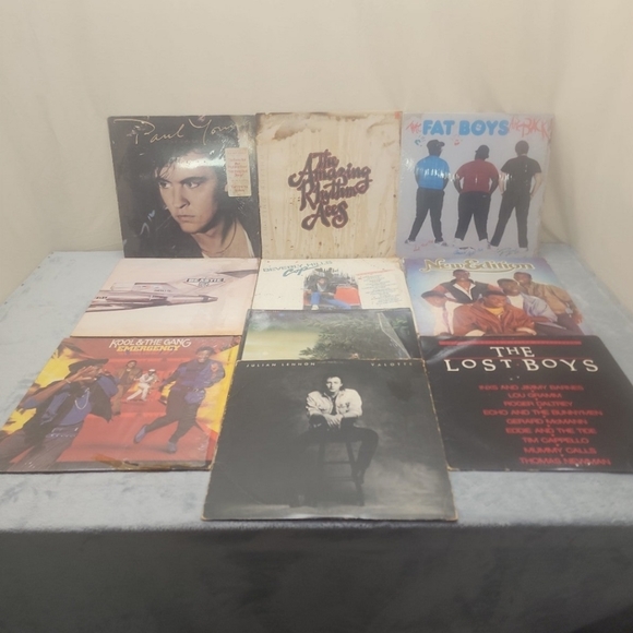 Lot of 9 vinyl record