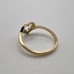 14k Yellow Gold Diamond Heart Ring