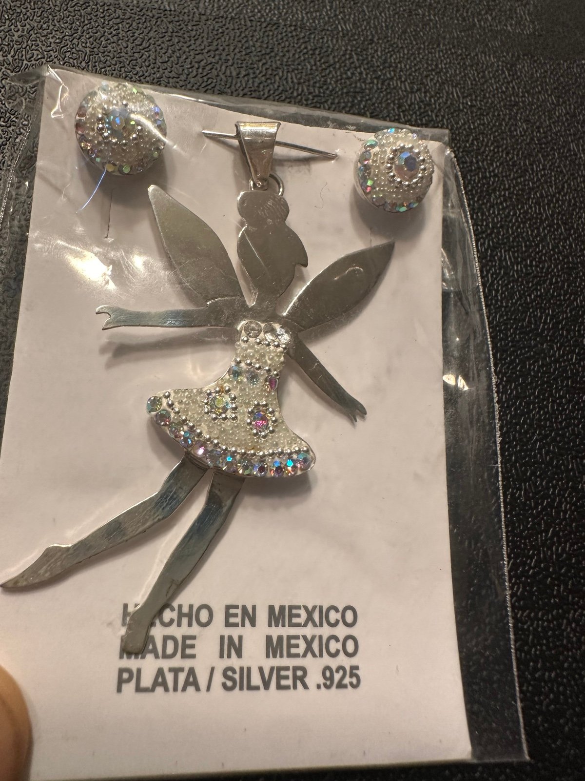 pendant and earrings set