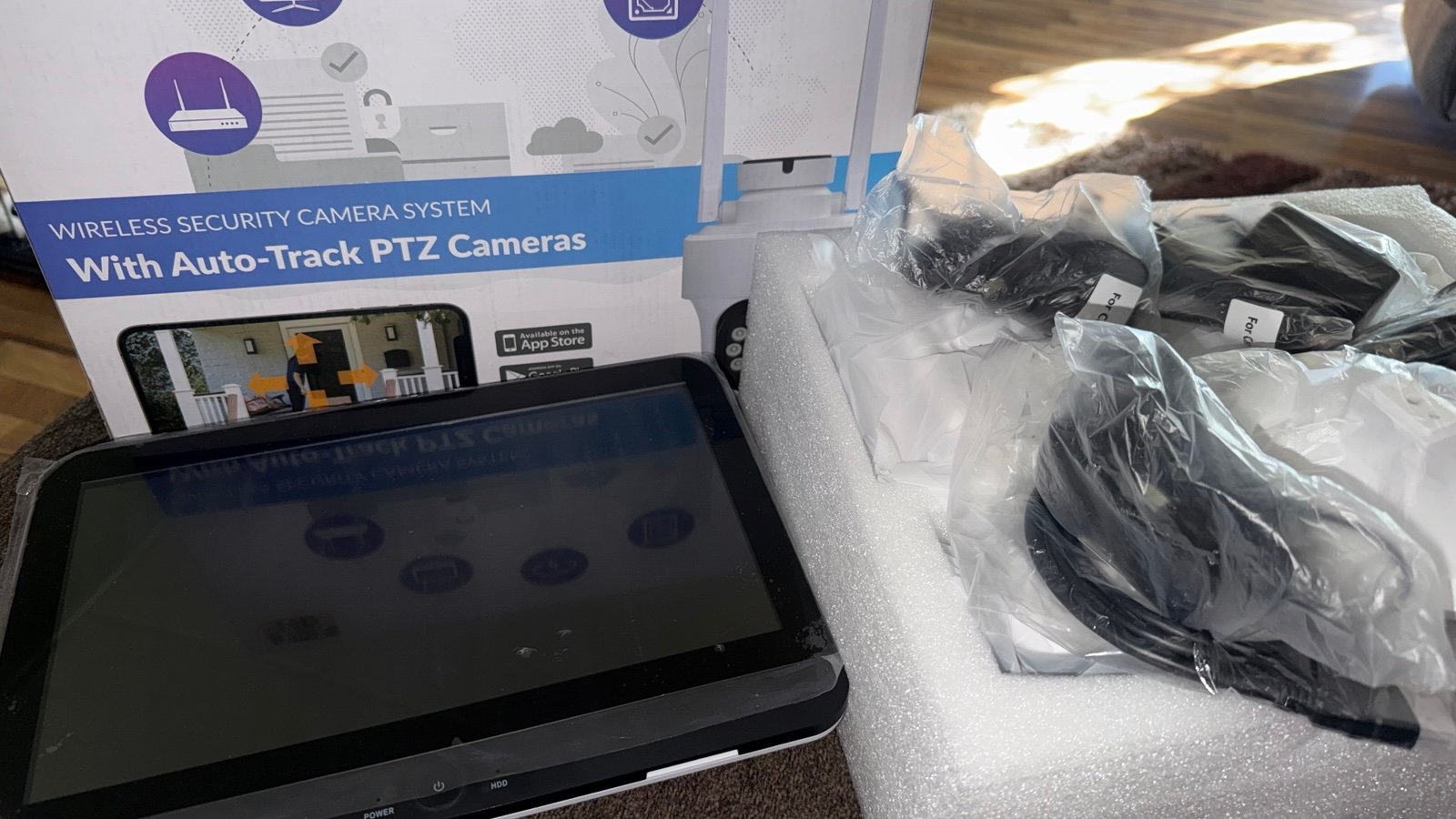Wireless PTZ Security Camera System
