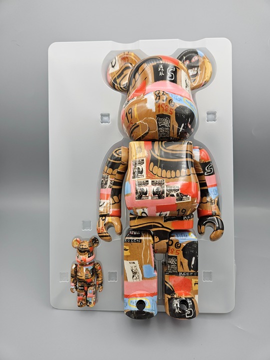 Andy Warhol x Jean-Michel Basquiat Bearbrick 100% & 400%