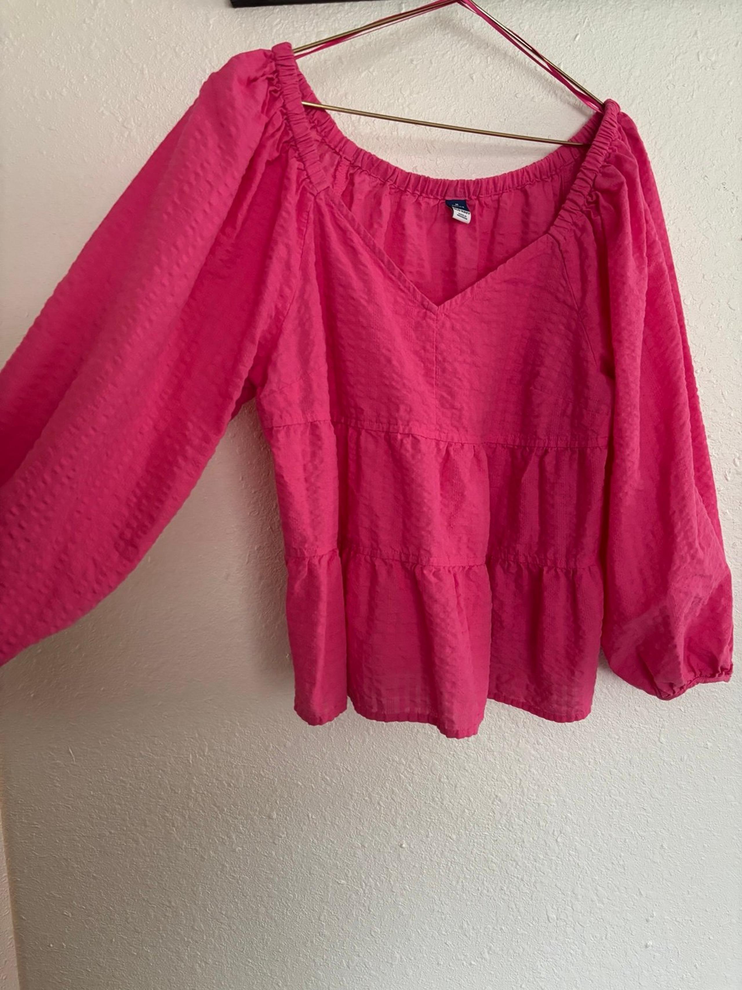 Old Navy Hot pink blouse