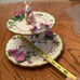 Avon Vintage Springtime Collection 2-Tier Pastry/Cake Stand Tray Easter