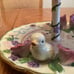 Avon Vintage Springtime Collection 2-Tier Pastry/Cake Stand Tray Easter