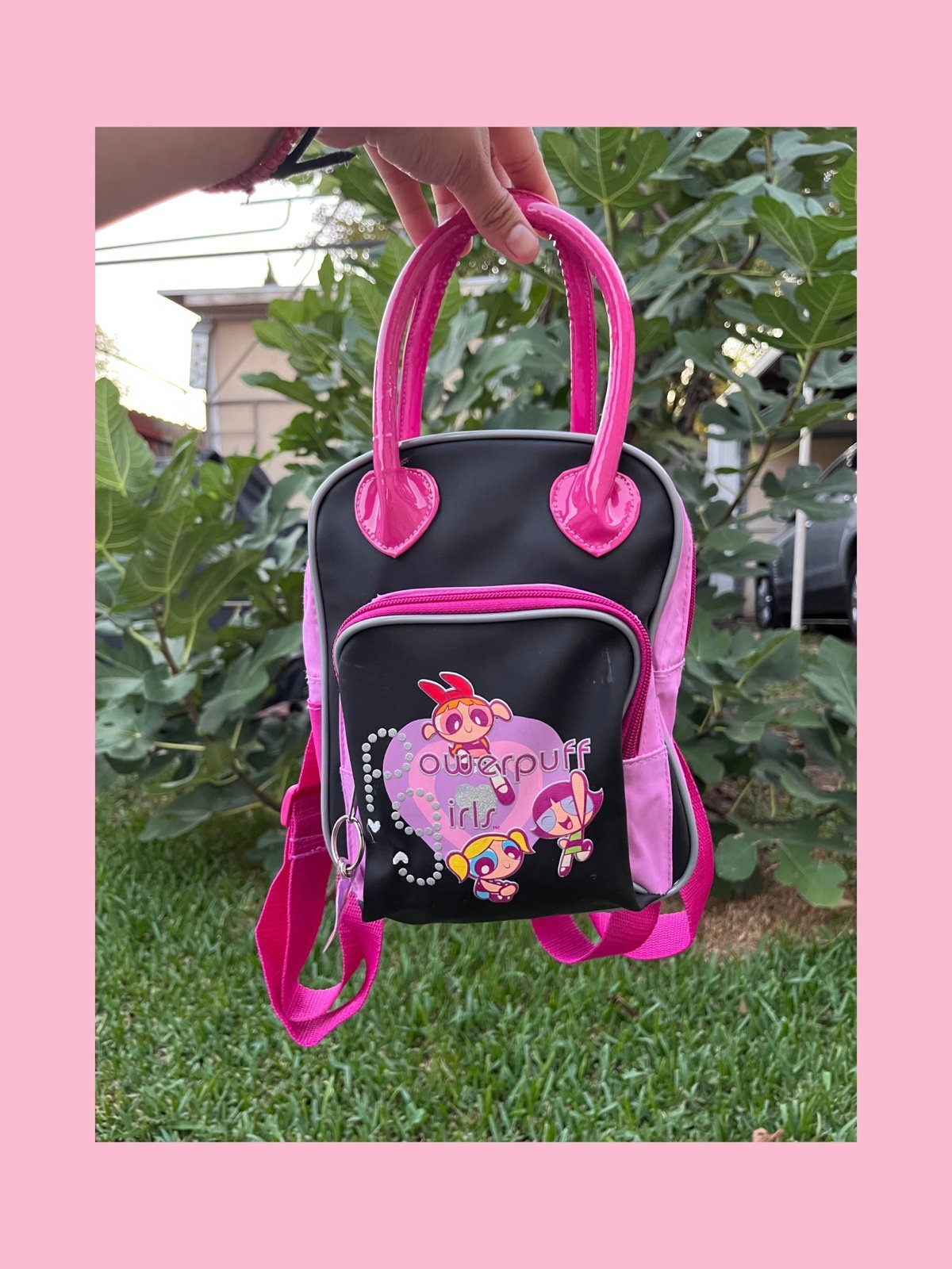 2001 PowerPuff Girls Y2K styled small backpack
