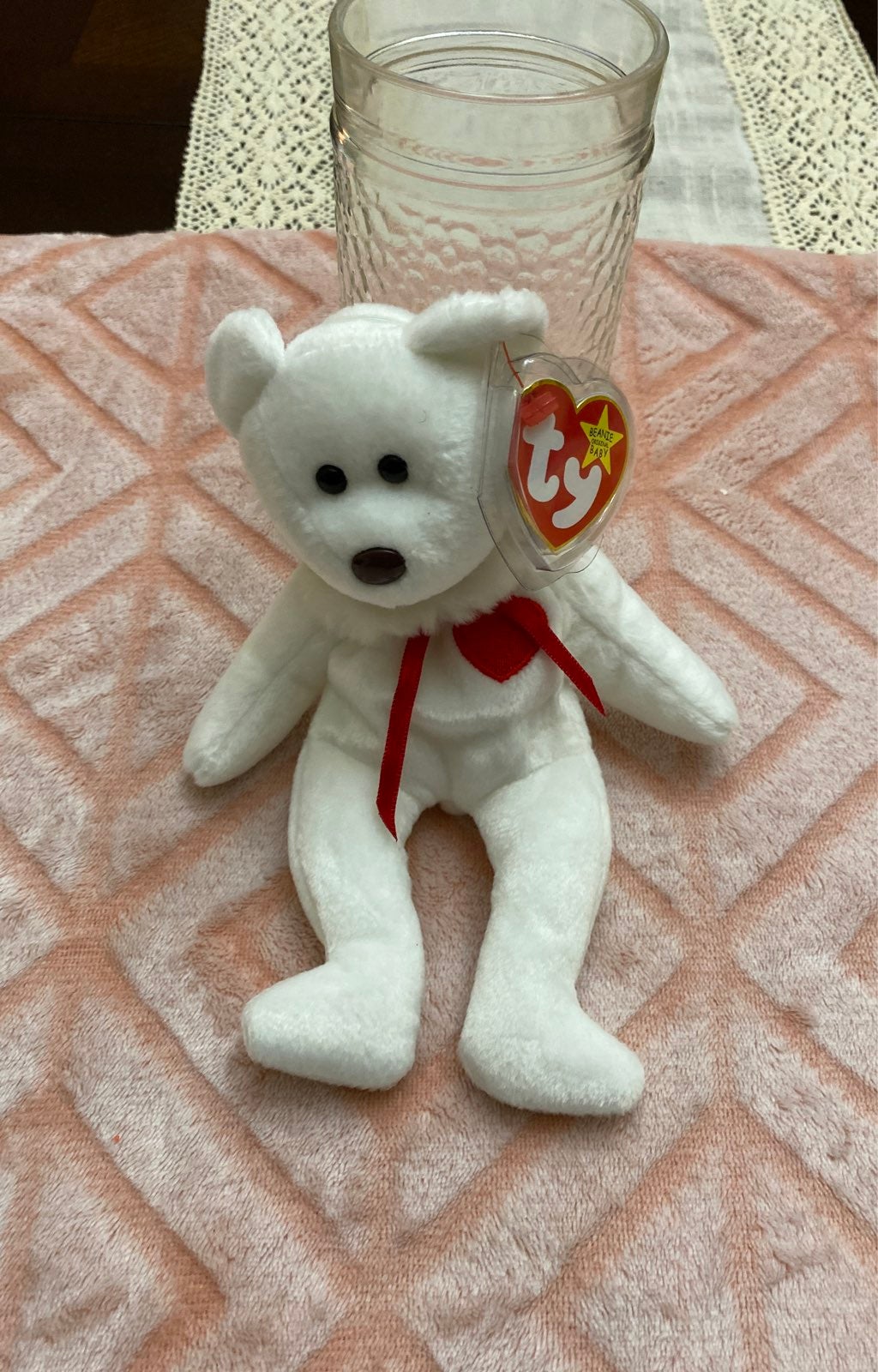 Ty Beanie Babies Valentino The Bear