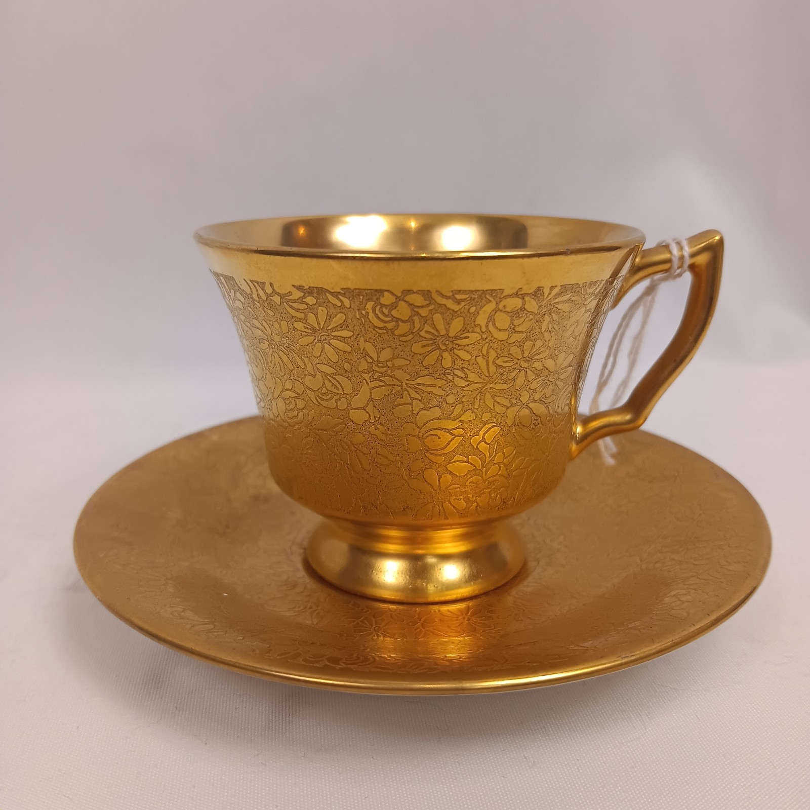Hand Painted 22K Gold Espresso Cup [1164]