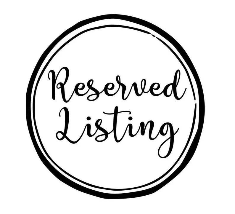 Reserved Listing for Alexis