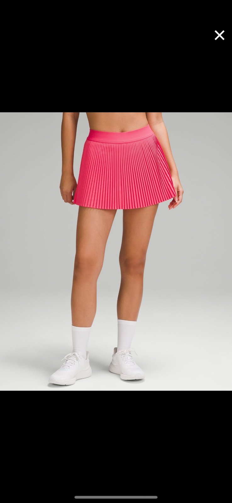 Glaze pink tennis skirt lululemon