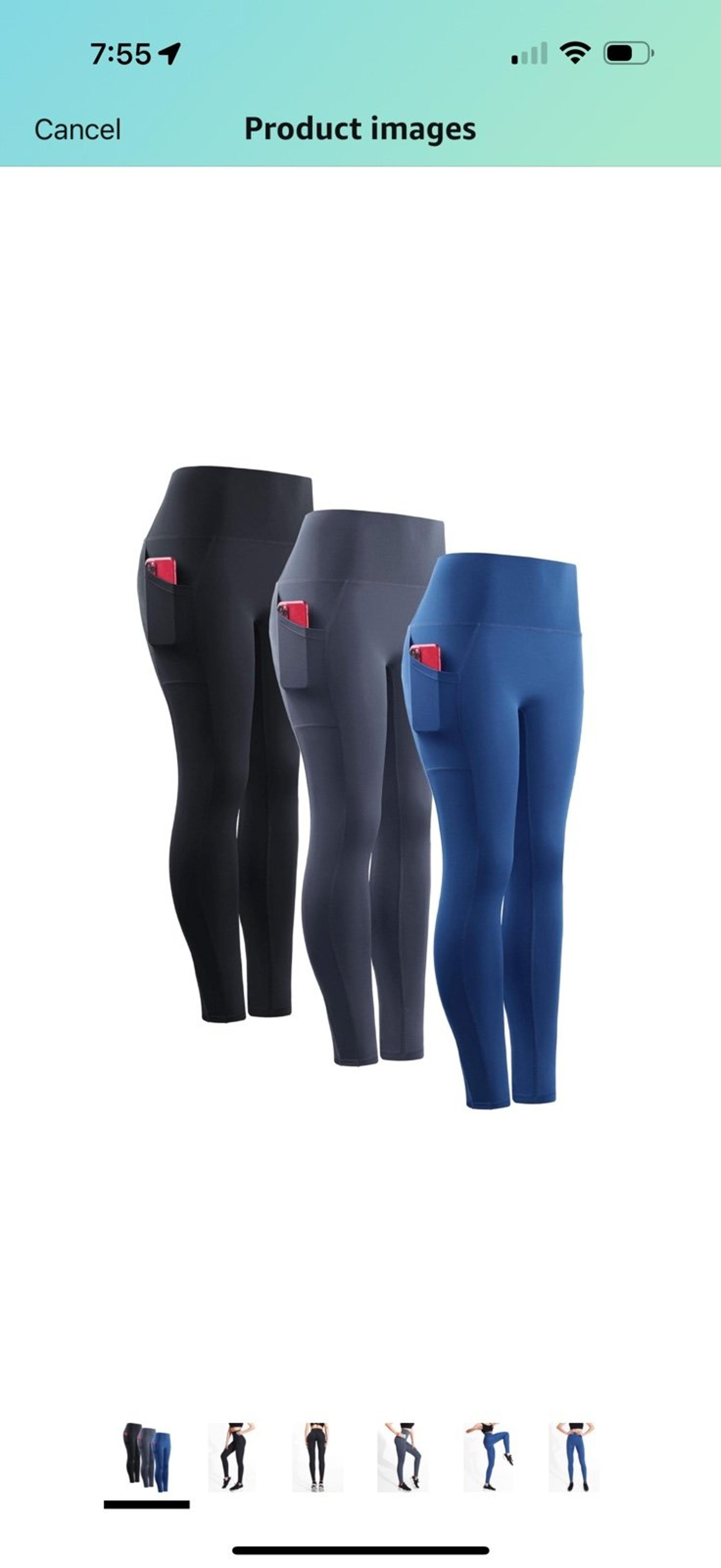 {NELEUS} High Waist Running Workout Leggings for Yoga with Pockets