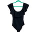 Eberjey So Solid Margarita One Piece Swimsuit Black Size Medium