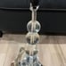 Vintage Heavy Crystal Graduated Glass Orb Table Lamp