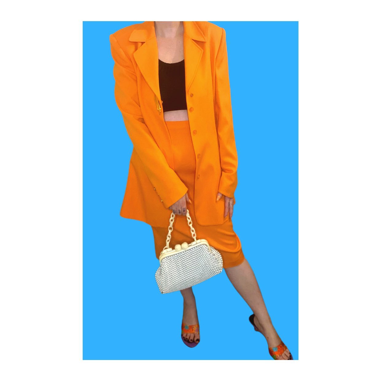 80's Skirt Suit