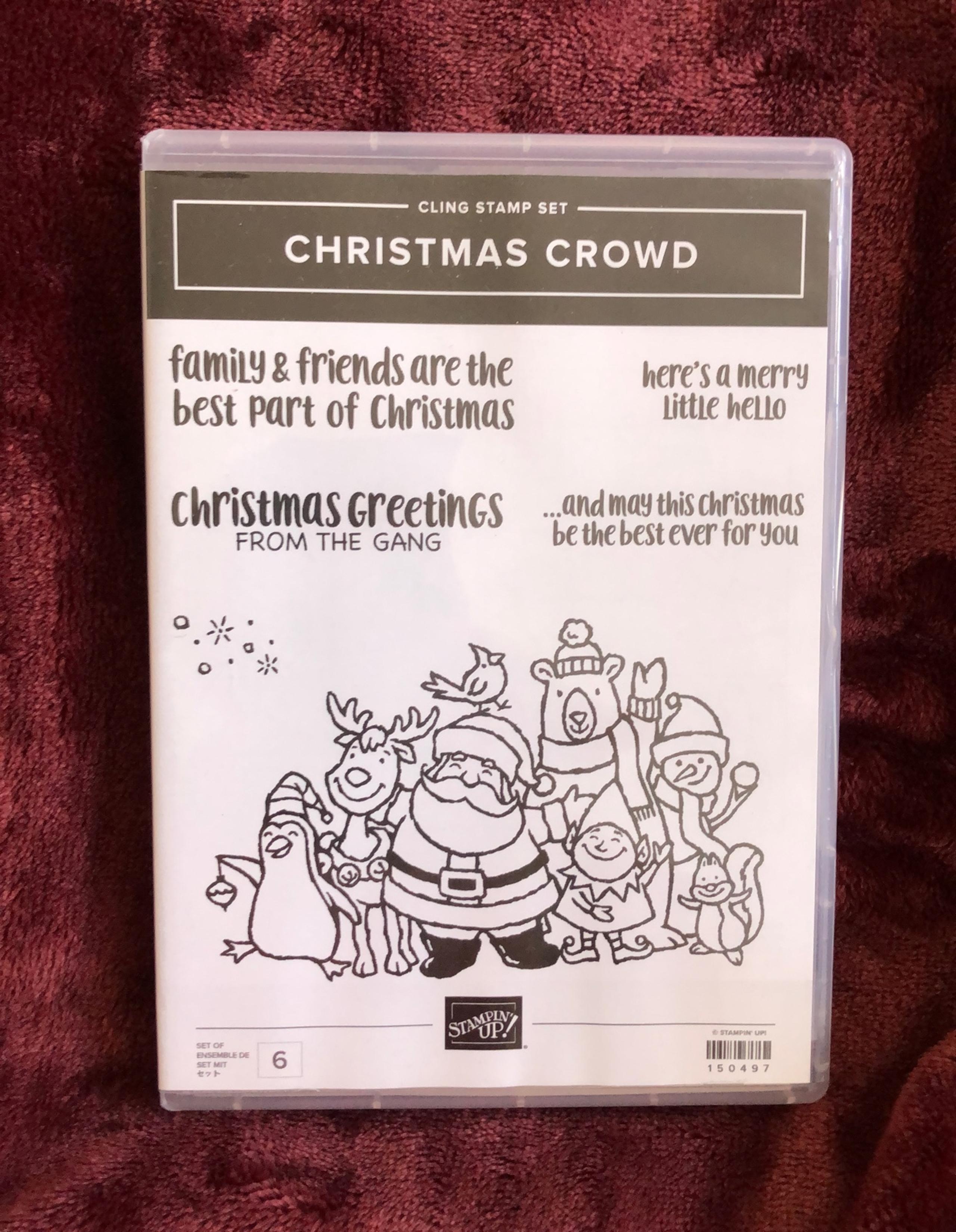 Stampin Up “Christmas Crowd” Stamp Set