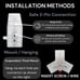 2 Grid LED Hexagon Lighting Set 6000K (5.35′ x 3.25′)