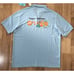 Tommy Bahama Island Zone Light Blue Polo Embroiled Orlando Florida NWT Size M