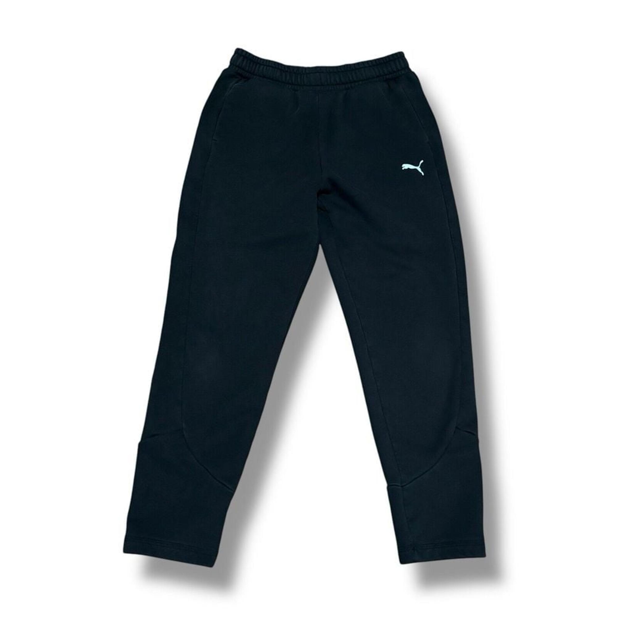 PUMA Men's Embroidered Logo Sweatpants Black Size Small 26 x 25