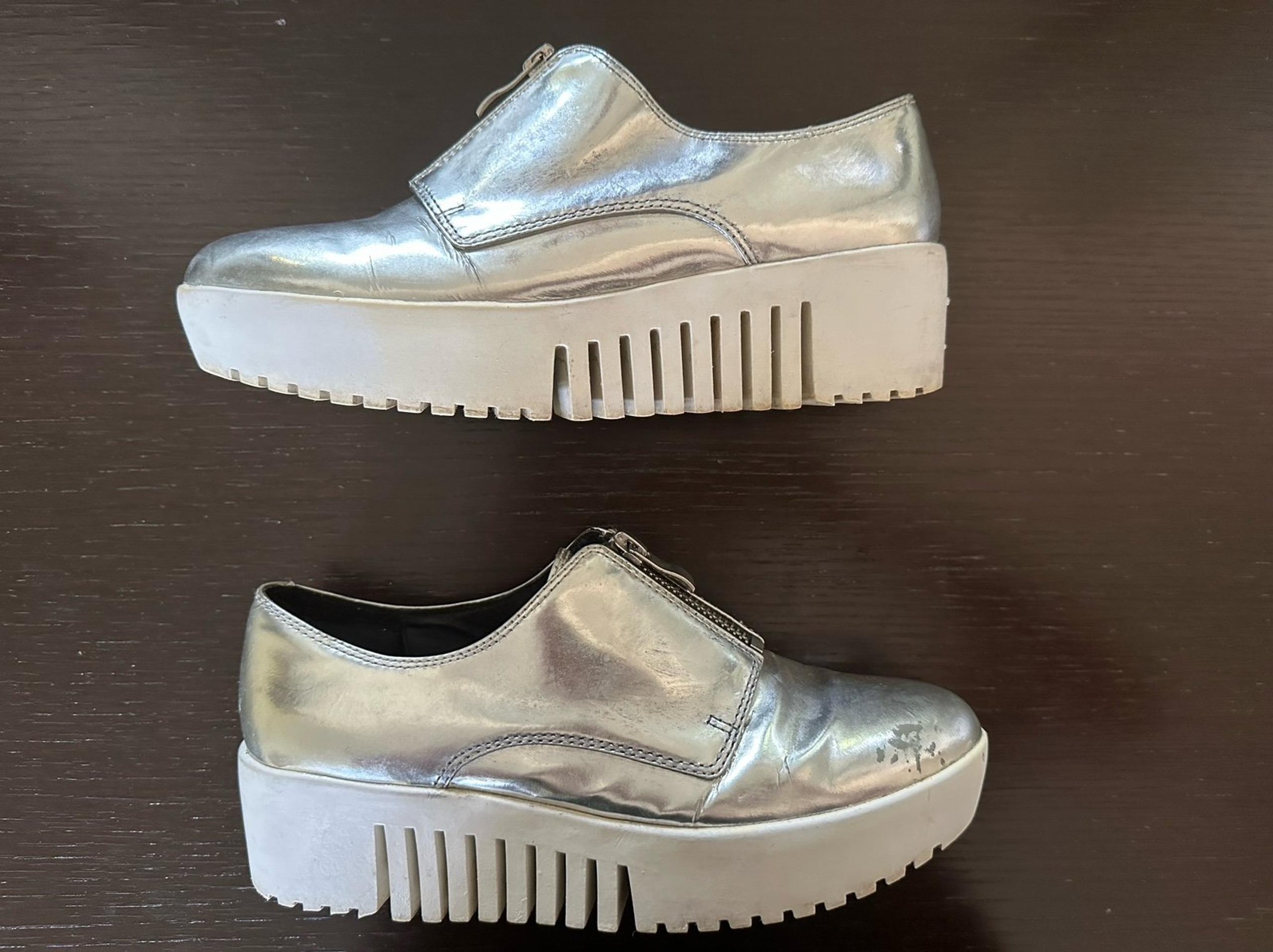 Opening Ceremony Silver Platform Shoes