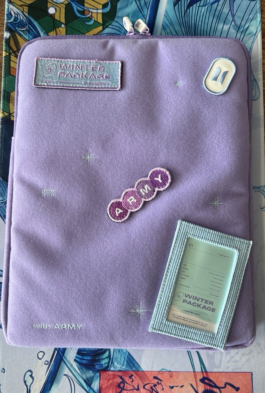 BTS Winter Package 2021 Laptop Case and Patches Only Mercari