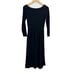 Reformation Lou Black Midi Dress Long Sleeve Stretch Women’s Medium NWOT