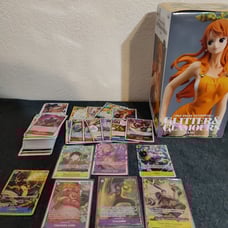 One piece Figure and Card Lot