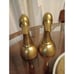 Vintage Pair of Brass Duck Bookends Mallard MCM Figurine Statue