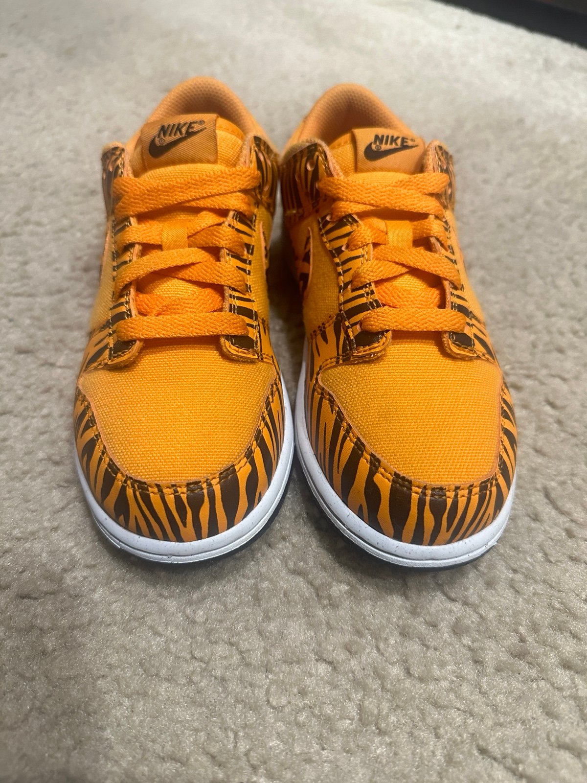 Nike Dunk Low Next Nature PS 'Tiger Stripes' size 2.5y