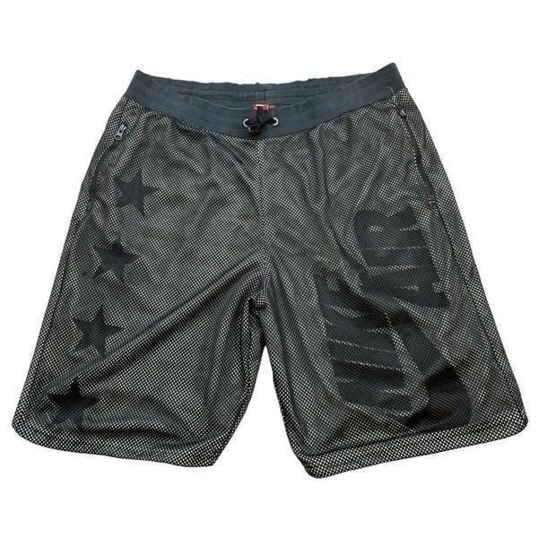 RARE Men's Nike Air Pivot V3 Mesh Shorts Black Gray