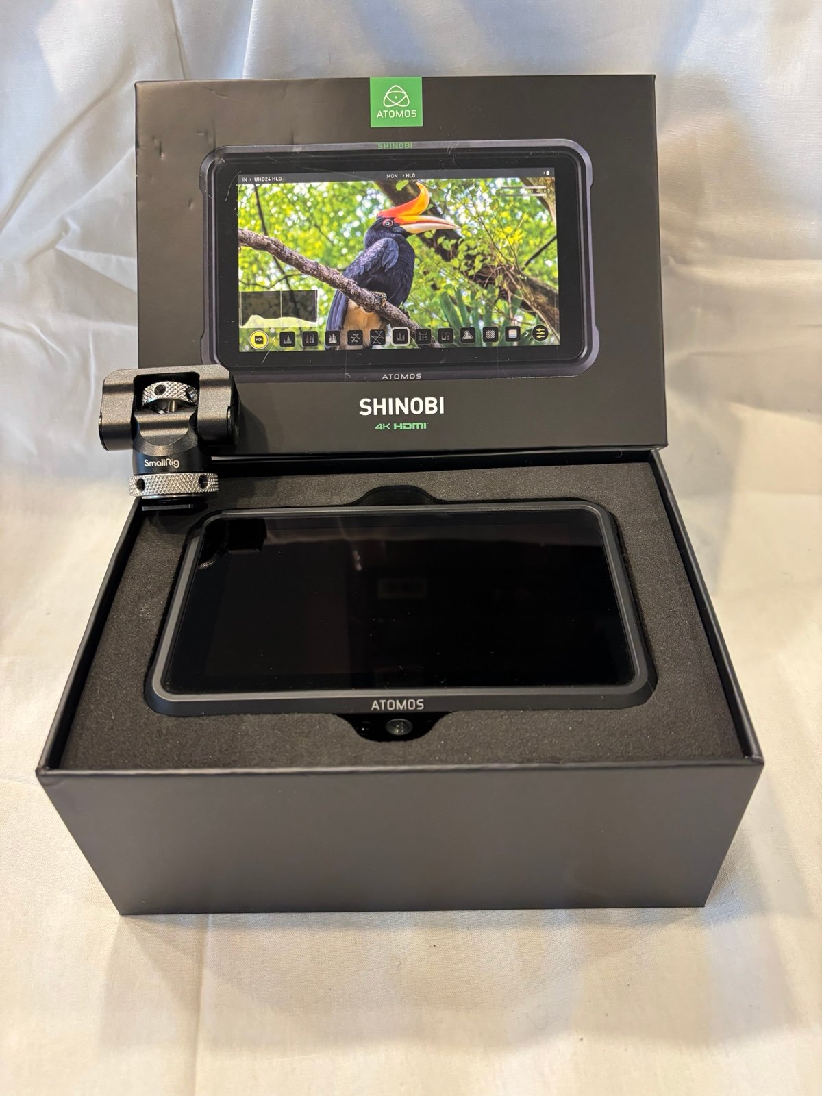 Atomos Shinobi 4k HDMI Video Monitor with extras