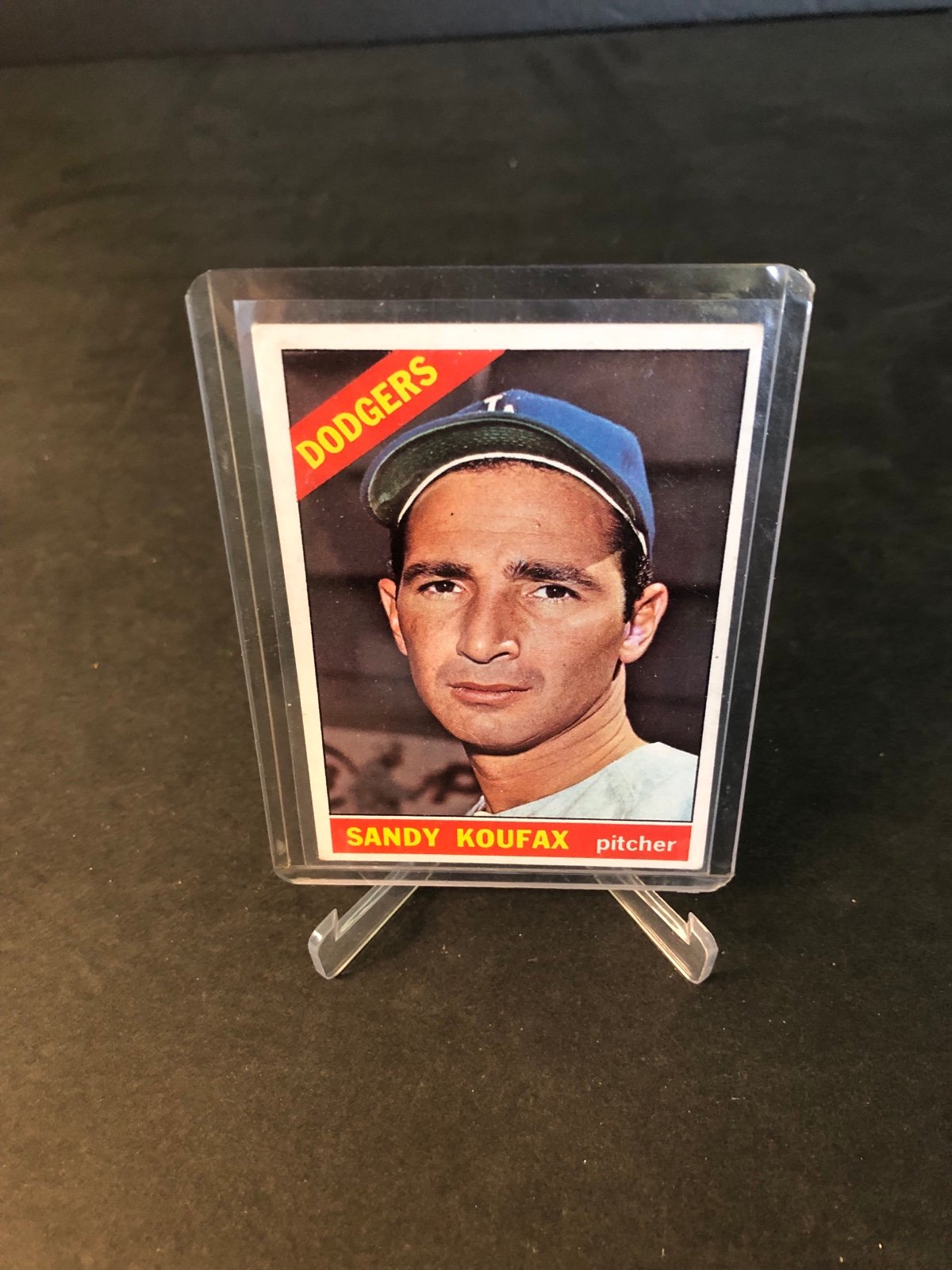 1966 Topps Sandy Koufax HOF #100 LA Dodgers EX-MNT BEAUTIFUL COLOR VINTAGE CARD