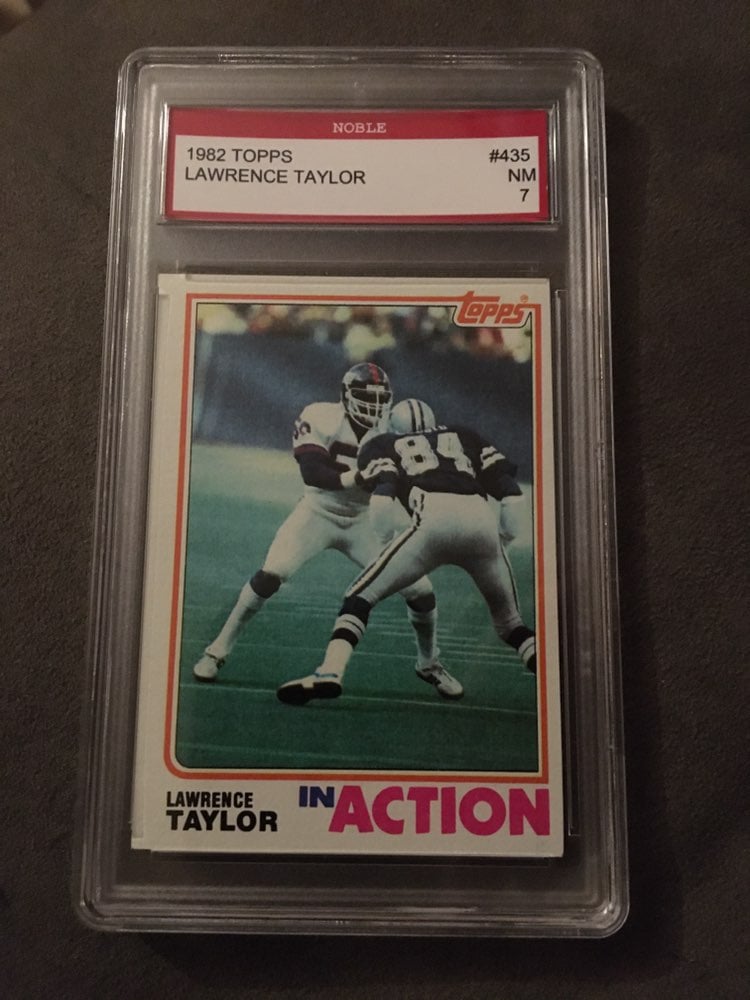 Lawrence Taylor RC 1982 Topps Graded