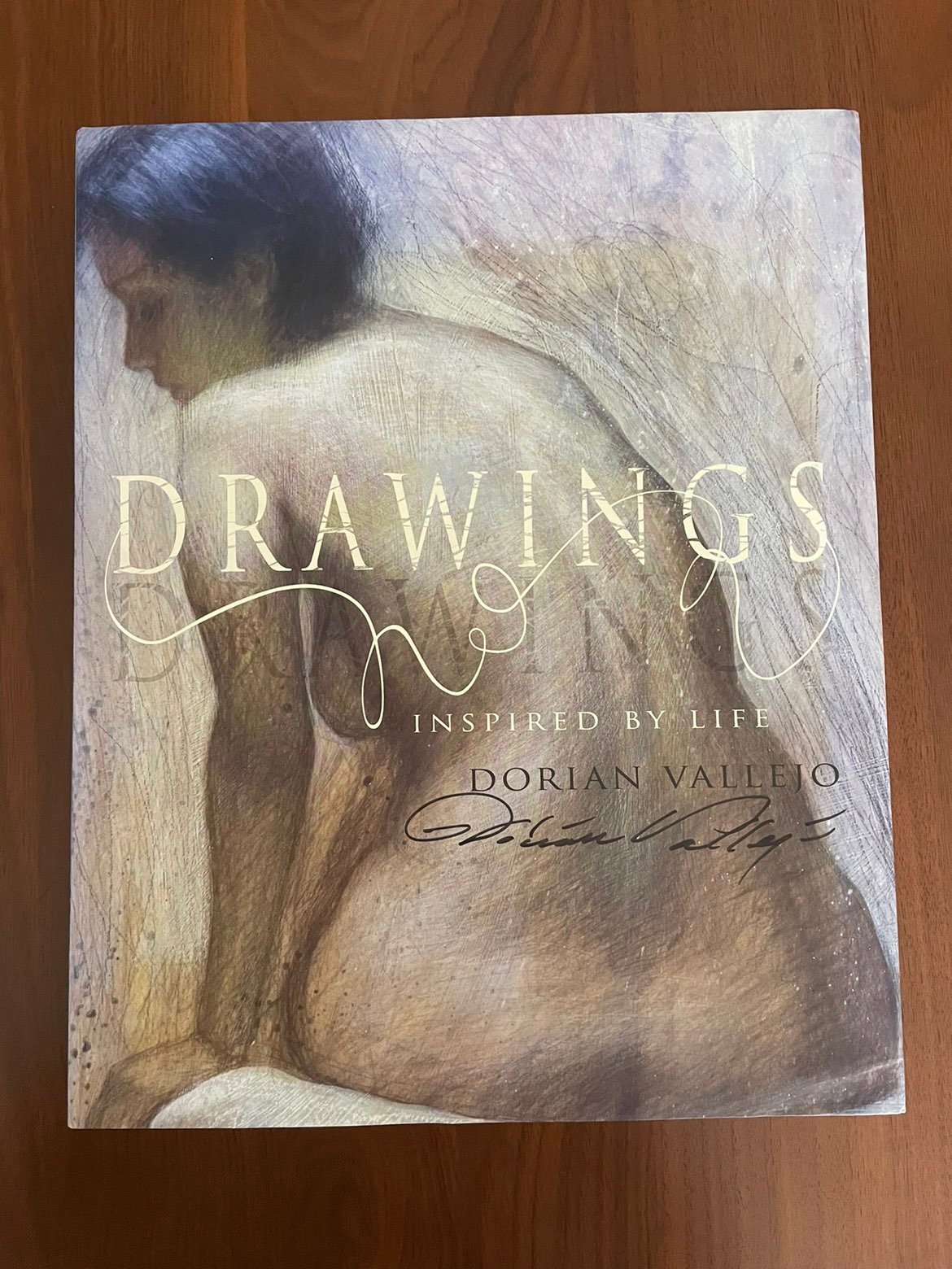 Drawings Inspired By Life by Dorian Vallejo - Signed Book with Original Drawing