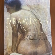 Drawings Inspired By Life by Dorian Vallejo - Signed Book with Original Drawing