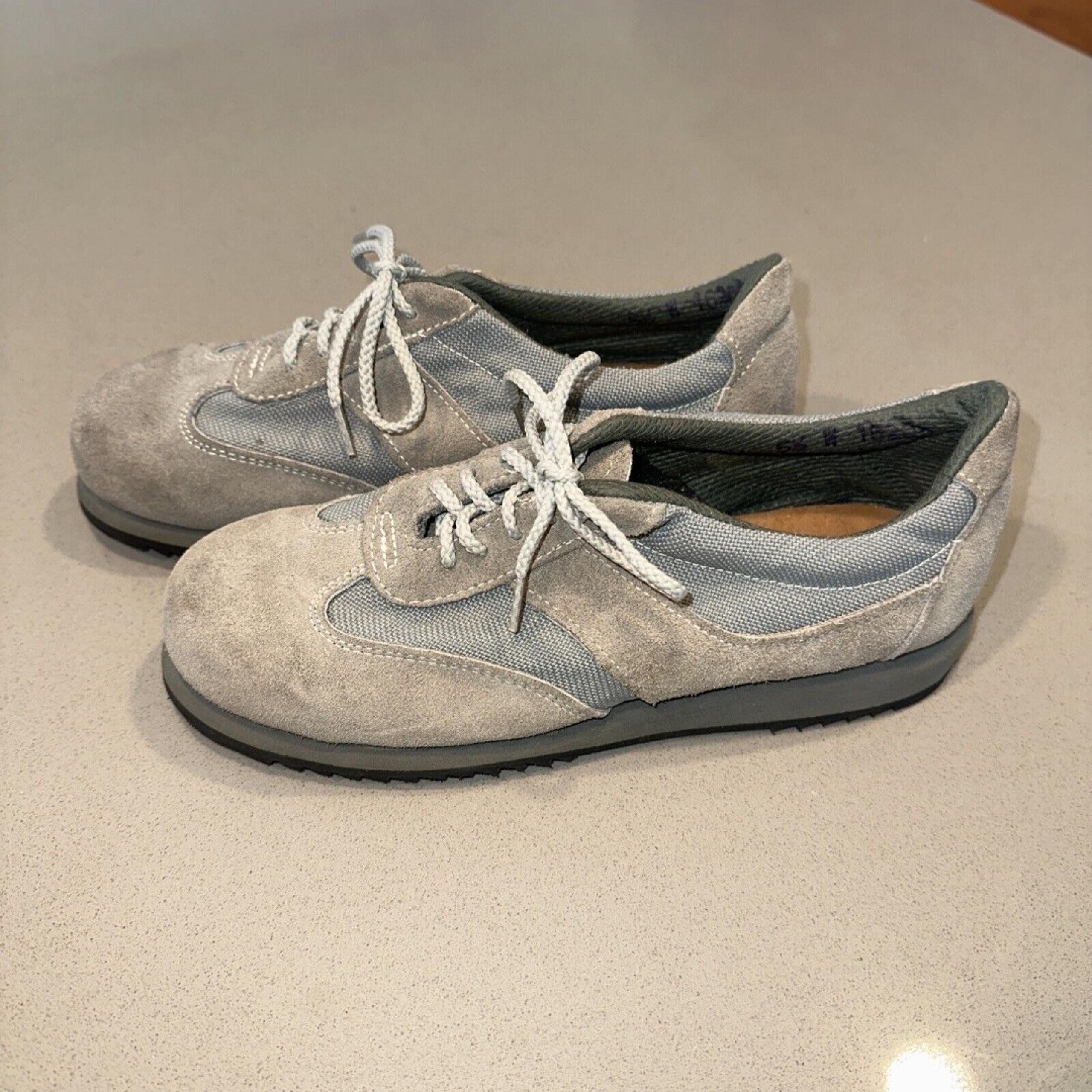 Womens Vibram Red Wing SIZE 5.5 B Steel Toe Hiking/Work Shoes Gray