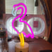 Flamingo Neon Sign Pink Flamingo Gifts for Women LED Neon Light Sign for Bedroom