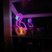 Flamingo Neon Sign Pink Flamingo Gifts for Women LED Neon Light Sign for Bedroom