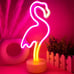 Flamingo Neon Sign Pink Flamingo Gifts for Women LED Neon Light Sign for Bedroom