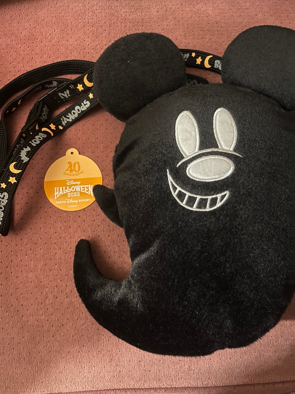 Disney Halloween 2023 Tokyo Disney Resort TDR Ghost Mickey plush Bag Purse