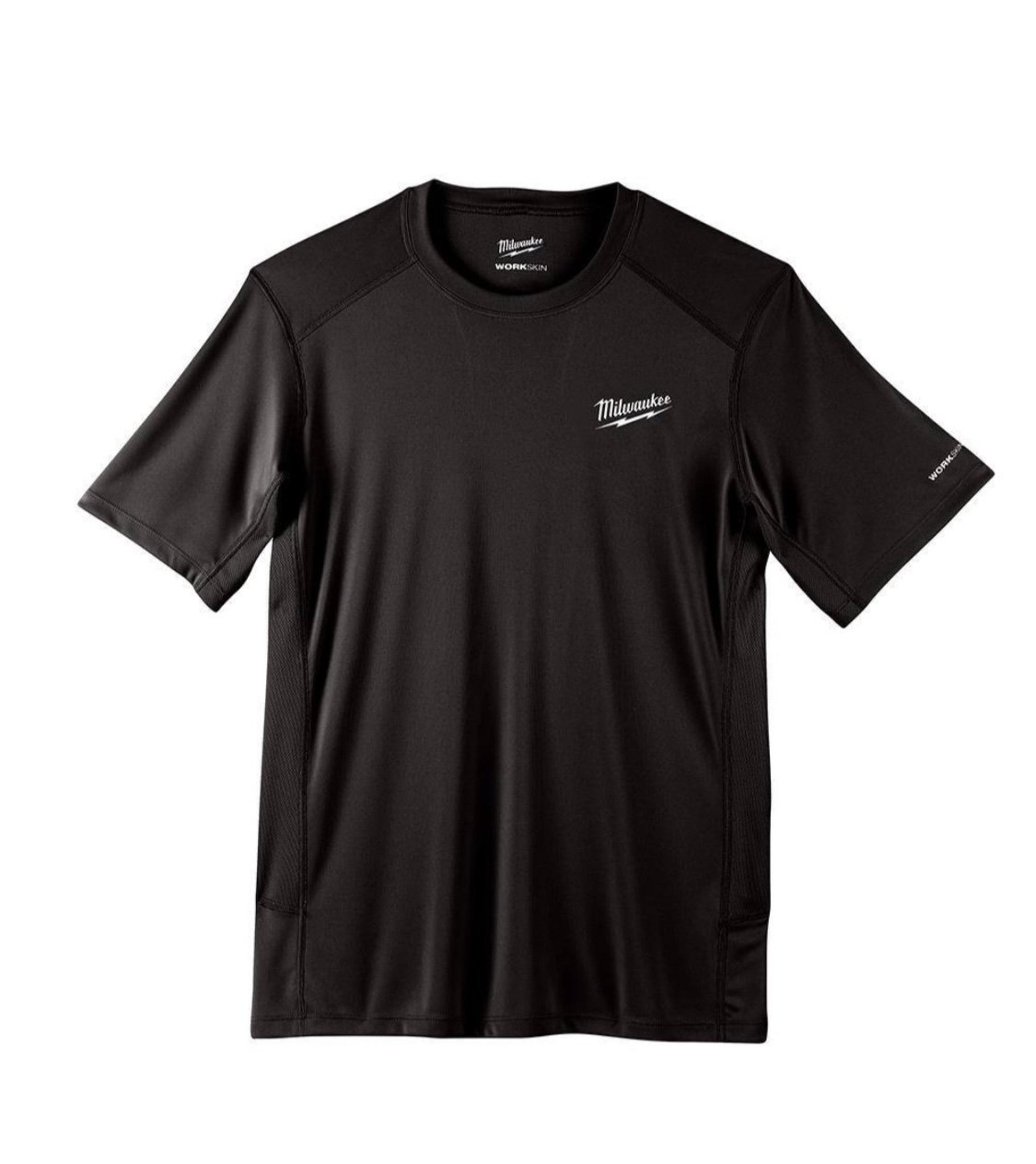 Men's WORKSKIN 2X-Large Black Lightweight Performance Short-Sleeve T-Shirt