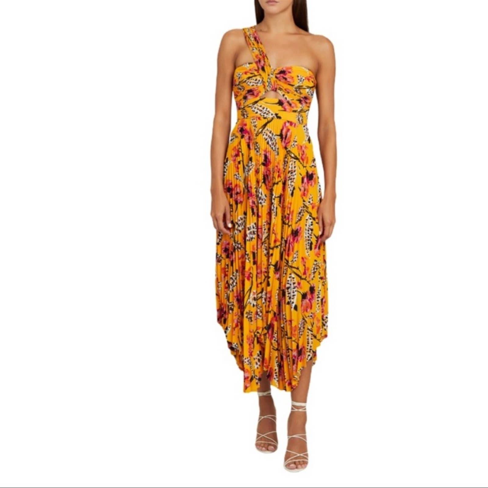 ALC AURORA MIDI DRESS