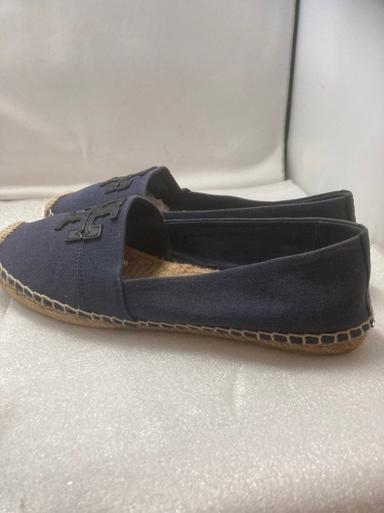 Tory Burch Navy Weston Espadrilles Suze 8.5