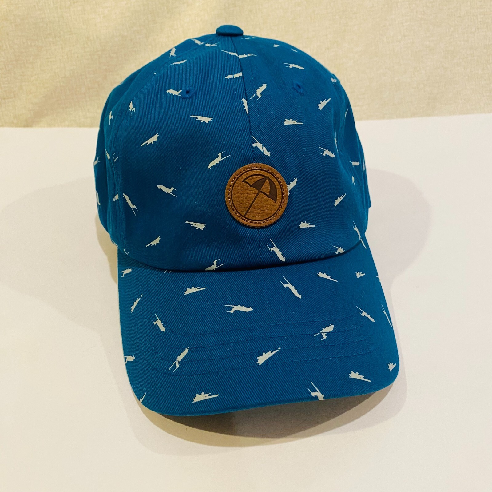 PUMA Arnold Palmer Umbrella Men's Adjustable Hat Cap Legion Blue Airplane NWT