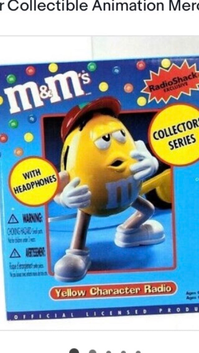 M&M's Groovy Blue Radio