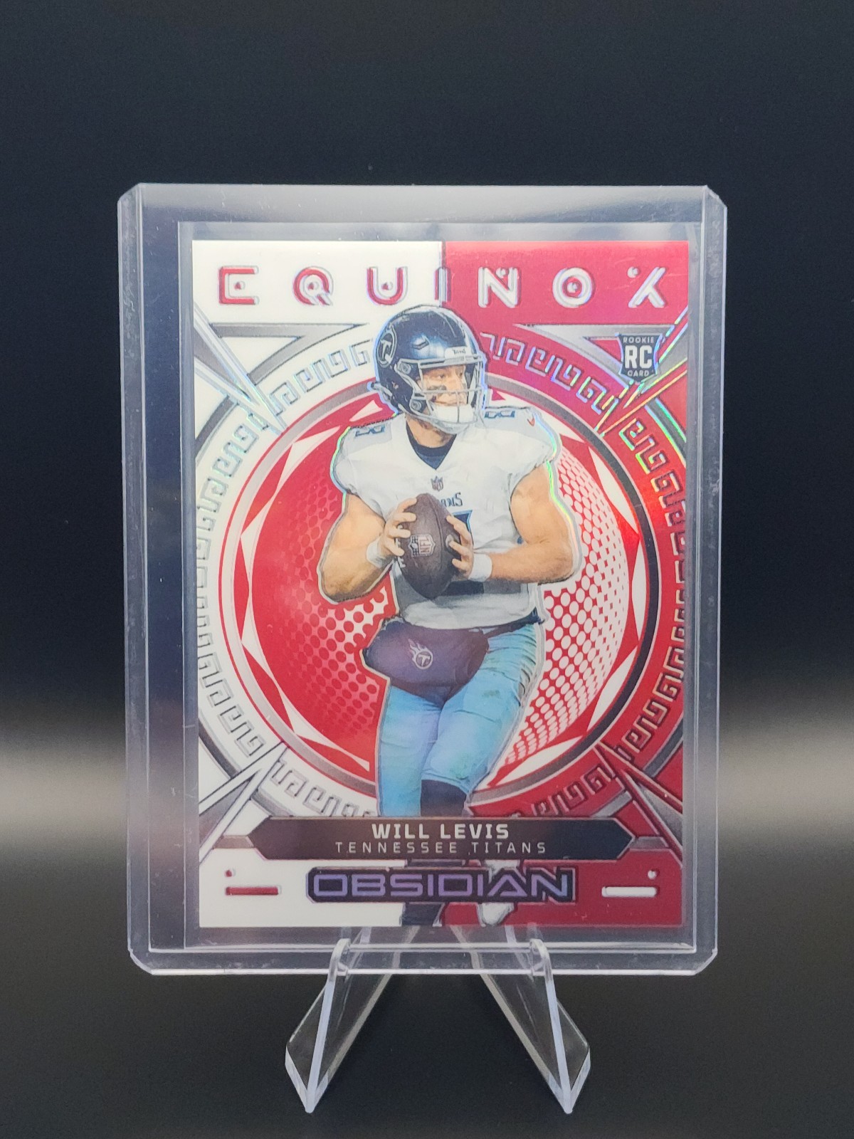 2023 Panini Obsidian Football Will Levis #24 Rookie Equinox